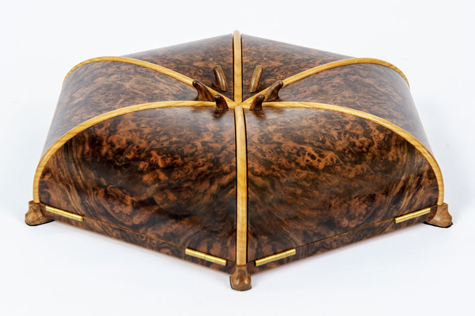 Aestas Jewellery Box - closed - oblique view