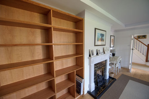 Bespoke Alcove Bookshelves