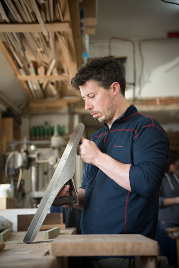 furniture making course student