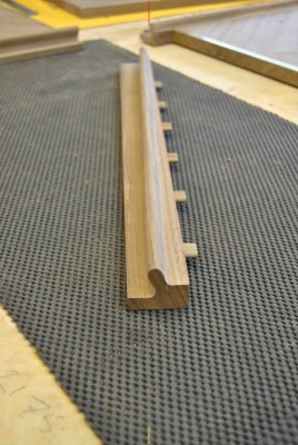 Click to view in LightBox One of the door handles with dominos inserted