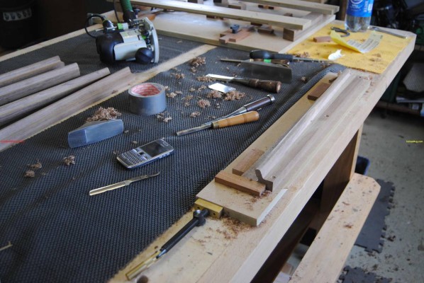 Click to view in LightBox Sideboard door handle and router