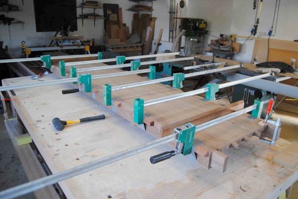 Sideboard glue up