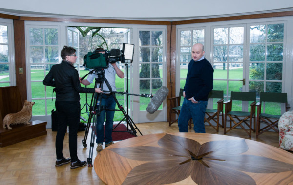 Real Crafts filming at Buckingham Palace