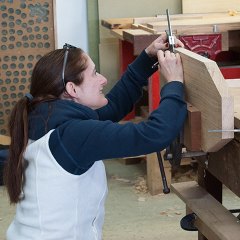 marking up serving platter